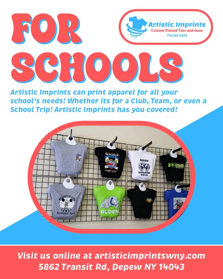Read more about the article Custom Apparel for Schools!